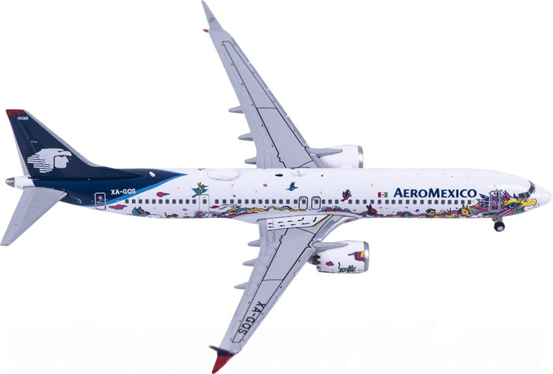 Geminijets 1:400 Aeromexico Boeing 737 XA-GQS  Diecast Model