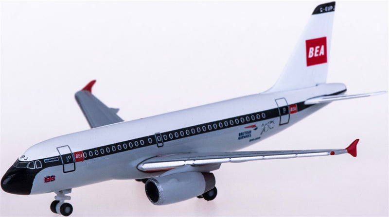 Herpa British Airways for Airbus A319 G-EUPJ 100 Years 1:500 Airplane Pre-built  Airliner Model Display