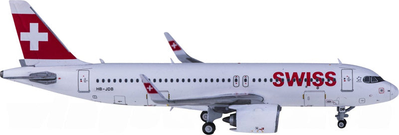 JC Wings Swiss Airbus A320neo HB-JDB 1:400 Diecast Model view 1