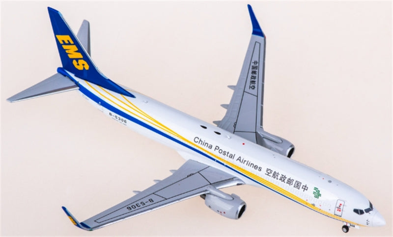 NG Models China Postal Airlines for Boeing 737-800BCF B-5306 for EMS 1:400 Aircraft Pre-built  Airliner Model Display