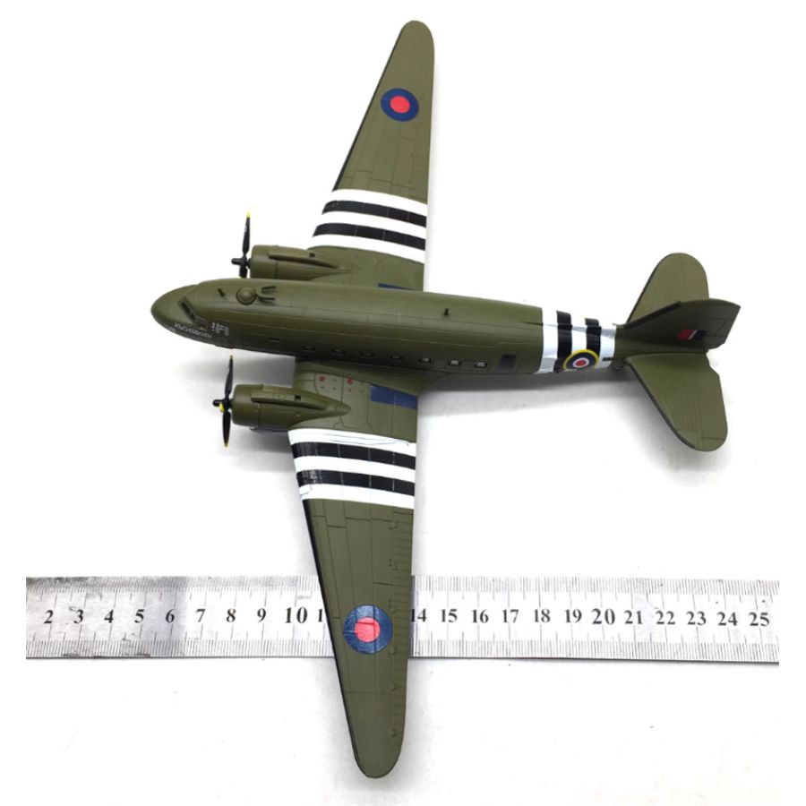FLOZ Douglas C-47 Air Train Transport Aircraft UK 1:100 Aircraft Pre-built Model