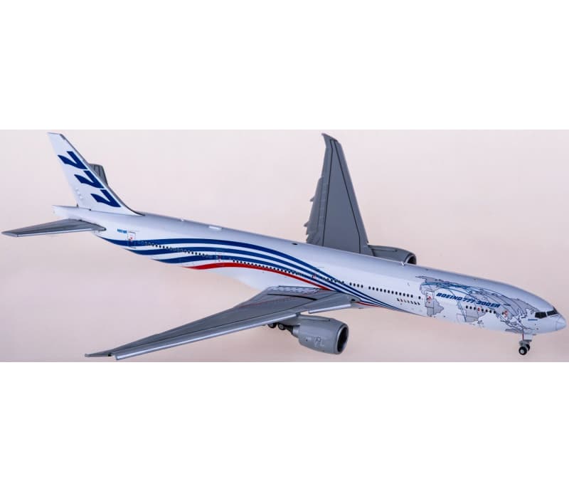 JC Wings Boeing 777-300ER N5016R Flaps down 1:400 Aircraft Pre-built  Airliner Model Display
