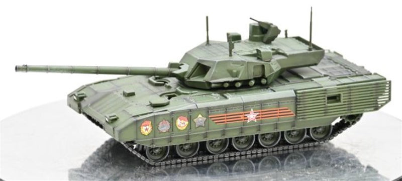 3R Russian T14 Amata main battle tank parade fund 1:72 Tank Pre-built Model