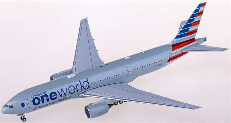 NG Models American Airlines Boeing 777-200ER N791AN member of oneworld 1:400 Diecast Model view 4