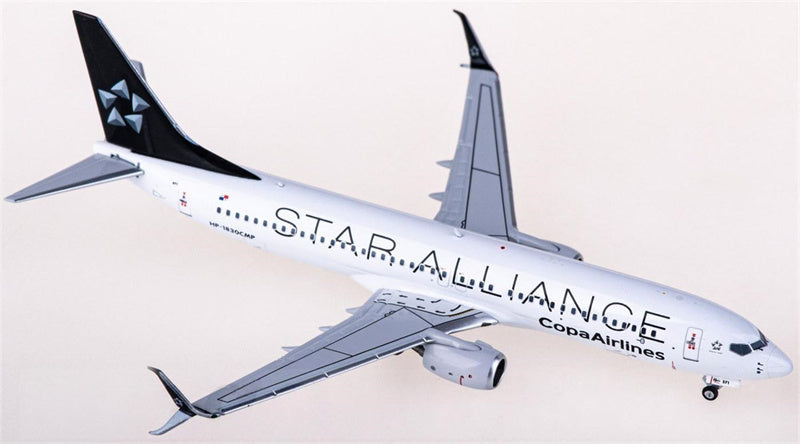 NG Models Copa Airlines Boeing 737-800 HP-1830CMP Star Alliance 1:400 Diecast Model view 1