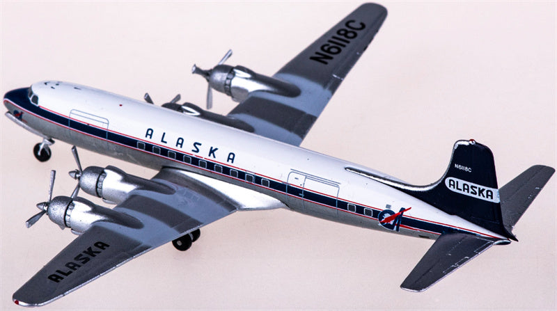 AeroClassics Alaska Airlines Douglas DC-6 N6118C 1:400 Diecast Model view 2