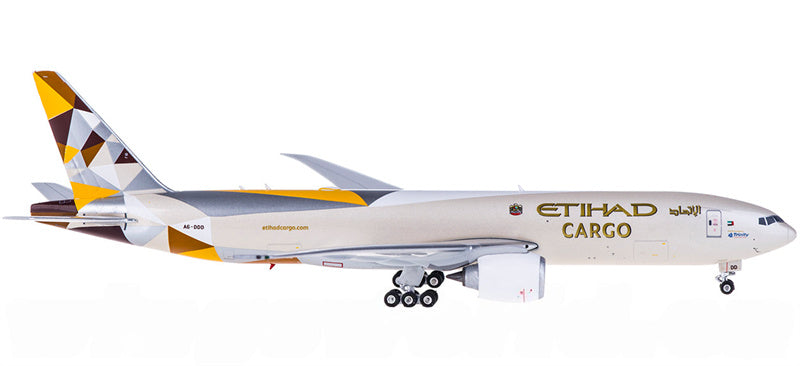 Phoenix Etihad Airways Cargo Boeing 777-200F A6-DDD 1:400 Diecast Model view 4