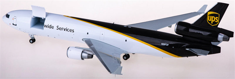 Geminijets UPS for McDonnell Douglas MD-11 N287UP Interactive Series 1:200 Aircraft Pre-built  Airliner Model Display