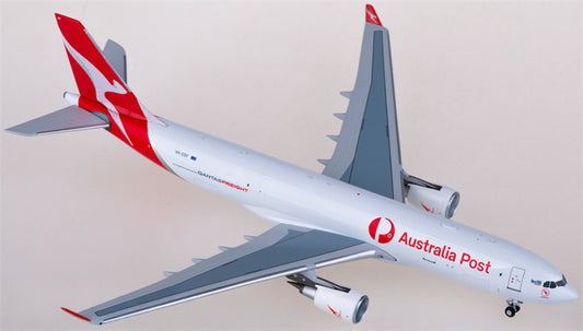 NG Models 1:400 Qantas Australia Post Airbus A330-200P2F VH-EBF Diecast Model view 1