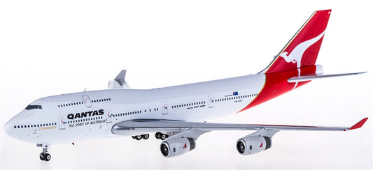 Phoenix Qantas Boeing 747-400 VH-OJA 1:400 Diecast Model view 1