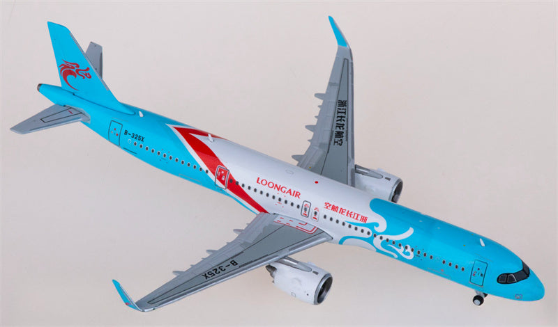 JC Wings LOONAIR for Airbus A321neo B-325X 1:400 Airplane Pre-built  Airliner Model Display