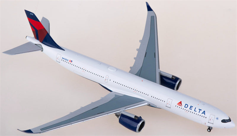 NGモデル デルタ航空 エアバスA330-900neo N412DX 1:400スケール 飛行機 組み立て済み旅客機モデル ディスプレイ