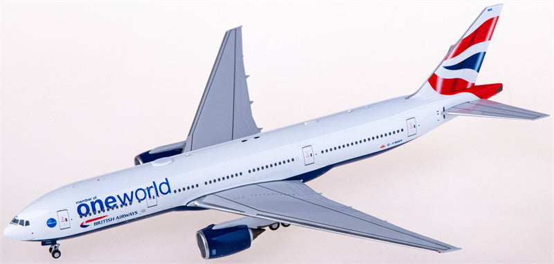 NGモデルズ ブリティッシュ・エアウェイズ ボーイング777-200ER G-YMMR 1:400スケール 飛行機 組み立て済み旅客機モデル ディスプレイ