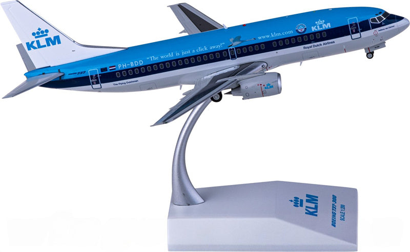 JC Wings KLM Boeing 737-300 PH-BDD 1:200 Diecast Model view 1