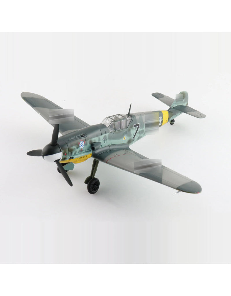 HOBBY MASTER Spanish Air Force BF 109F-2 2 Escuadrilla Azulm 1:48 Model 1942  Cabo Mecanico Zaro Black 7