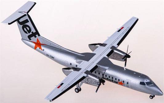 JC Wings Jetstar for Bombardier for Dash 8 Q300 VH-TQM 1:200 Airplane Pre-built  Airliner Model Display