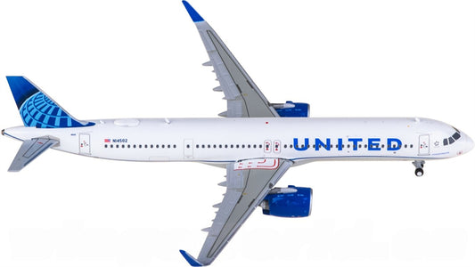 Geminijets 1:400 United Airlines Airbus A321neo N14502 Diecast Model view 1
