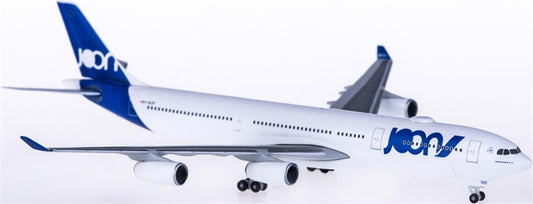 Herpa JOON Airbus A340-300 F-GLZP 1:500 Diecast Model view 1