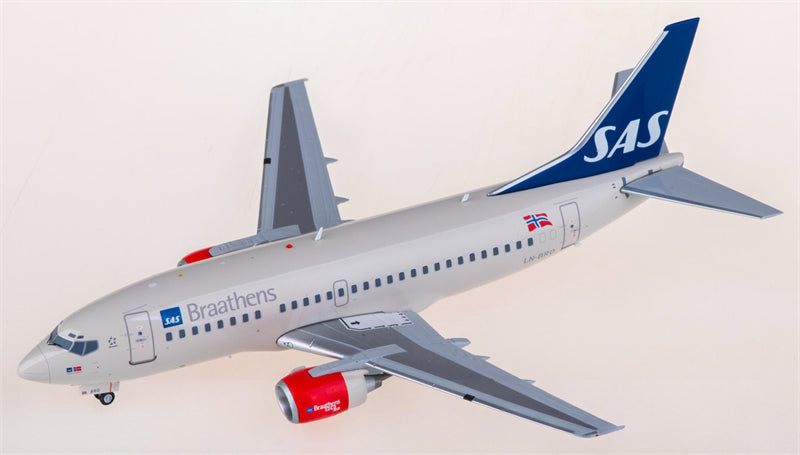 JC Wings SAS Scandinavian Airlines Boeing 737-500 LN-BRO 1:200 Diecast Model view 1