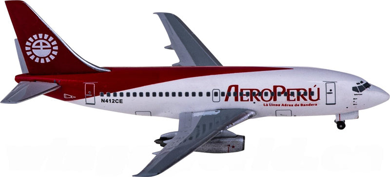 AeroClassics AeroPeru Boeing 737-200 N412CE 1:400 Diecast Model view 3