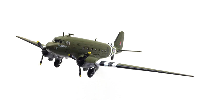 FLOZ Douglas C-47 Air Train Transport Aircraft UK 1:100 Aircraft Pre-built Model