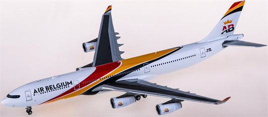 JC Wings Air Belgium Airbus A340-300 OO-ABB 1:400 Diecast Model view 1