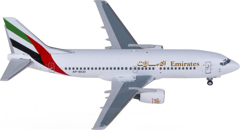 C Model Emirates Boeing 737-300 AP-BCD 1:400 Aircraft Pre-built  Airliner Model Display