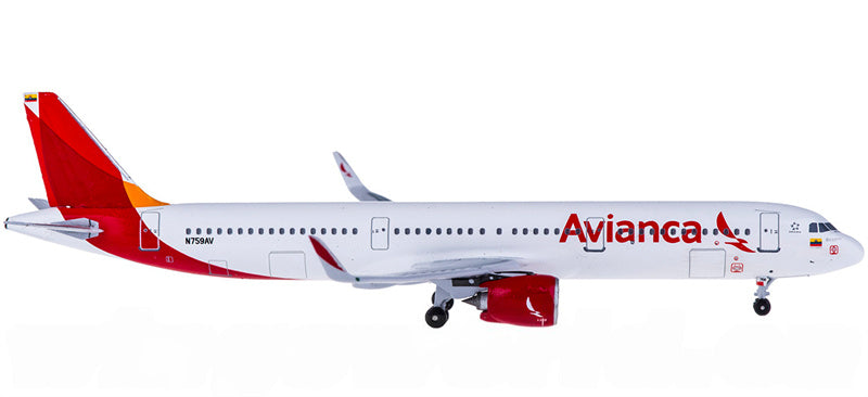 AeroClassics Avianca Airbus A321Neo N759AV 1:400 Diecast Model view 2