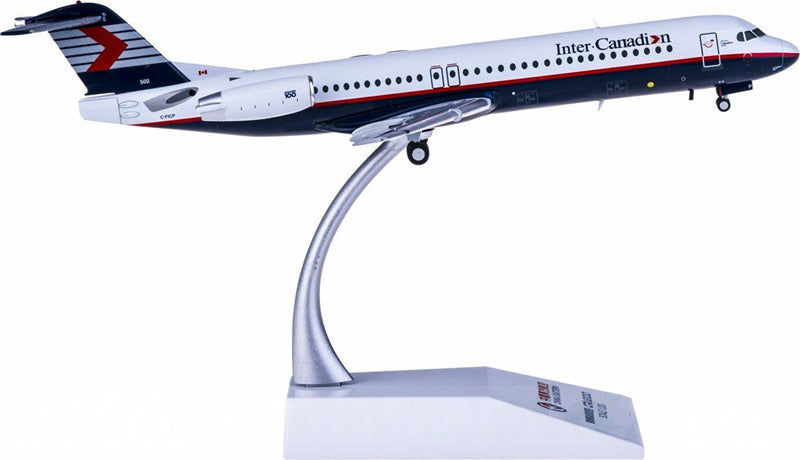 JC Wings Inter Canadian Fokker 100 C-FICP 1:200 Diecast Model view 1