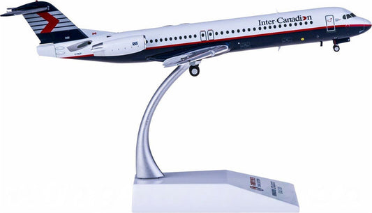 JC Wings Inter Canadian Fokker 100 C-FICP 1:200 Diecast Model view 1