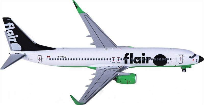 NG Models Flair Airlines Boeing 737-800 C-FFLC 1:400 Diecast Model view 2