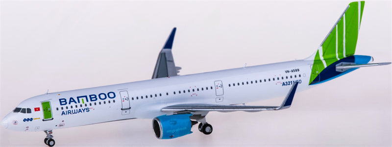 NG Models Bamboo Airways Airbus A321neo VN-A589 1:400 Diecast Model view 1