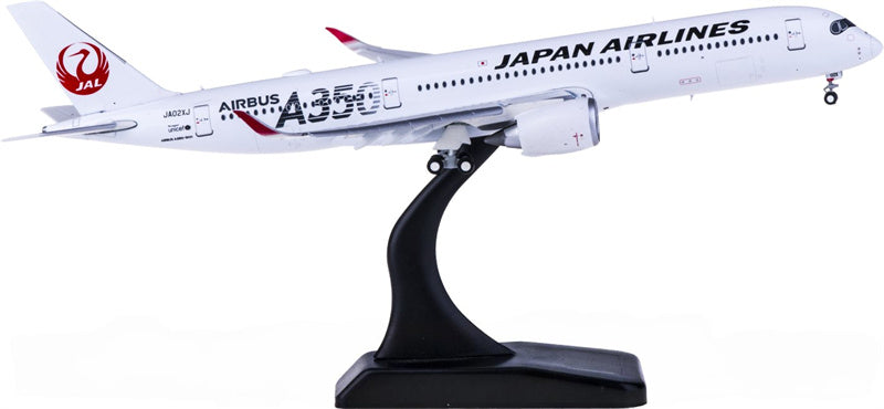 JC Wings Japan Airlines for Airbus A350-900XWB JA02XJ Flaps Down 1:400 Airplane Pre-built  Airliner Model Display