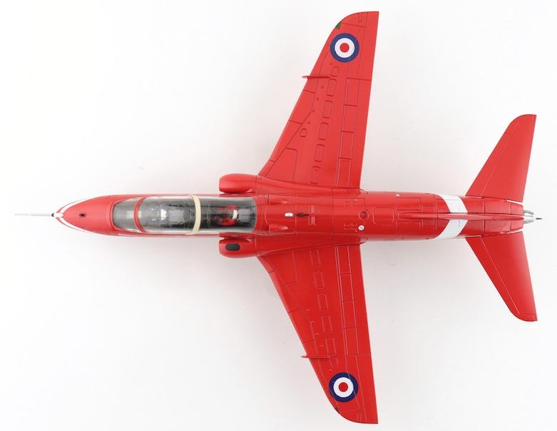 HOBBY MASTER RAF Hawk T.1A Red Arrows 1:48 Model 1989  Silver Jubilee Celebration XX264