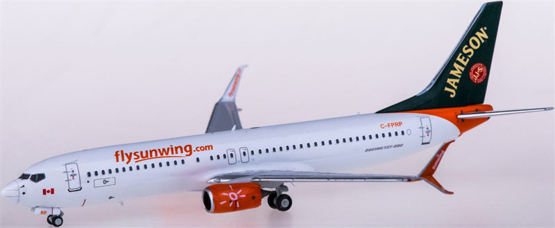 NG Models Sunwing Airlines Boeing 737-800 C-FPRP 1:400 Diecast Model view 1