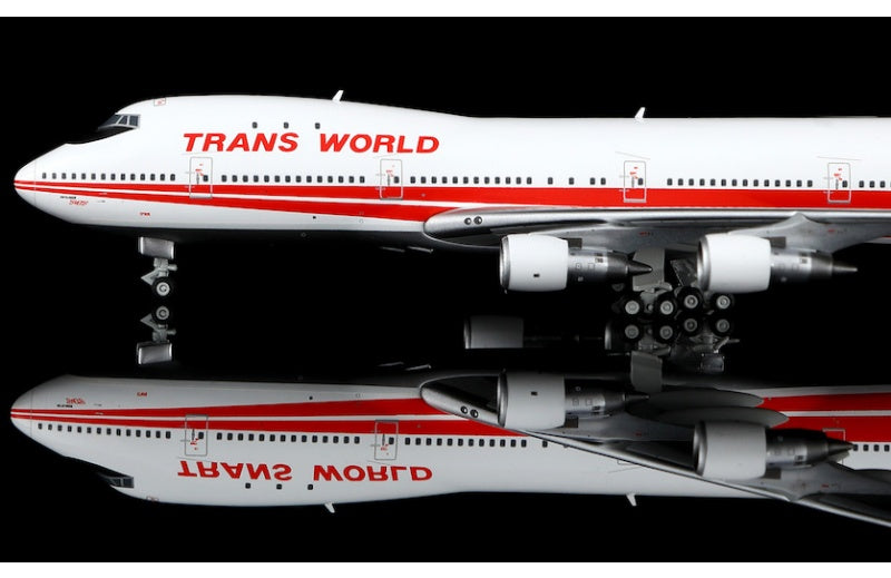 HX Models 1:400 TWA B747-100 N93105 Standard Edition DIECAST Model