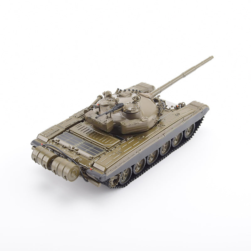 Modimio Soviet tracked main battle tank T-72A Army green 1:43 Tank Pre-built Model