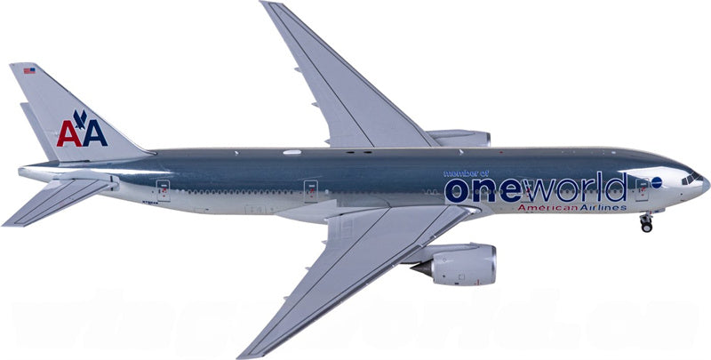NG Models American Airlines Boeing 777-200ER N796AN 1:400 Diecast Model view 2