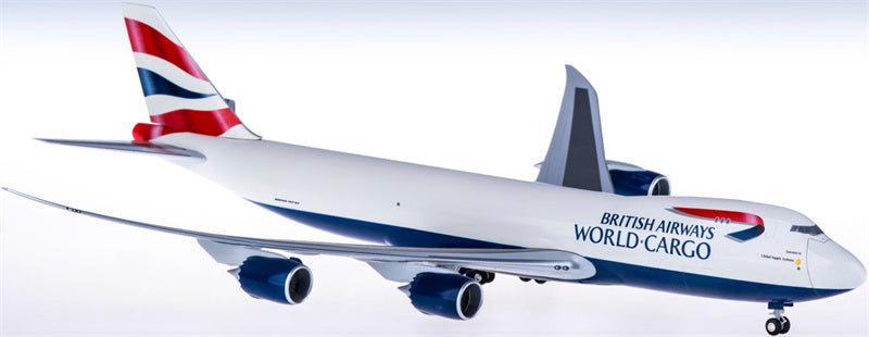 Hogan British Airways World Cargo Boeing 747-8F 1:200 ABS Model view 1