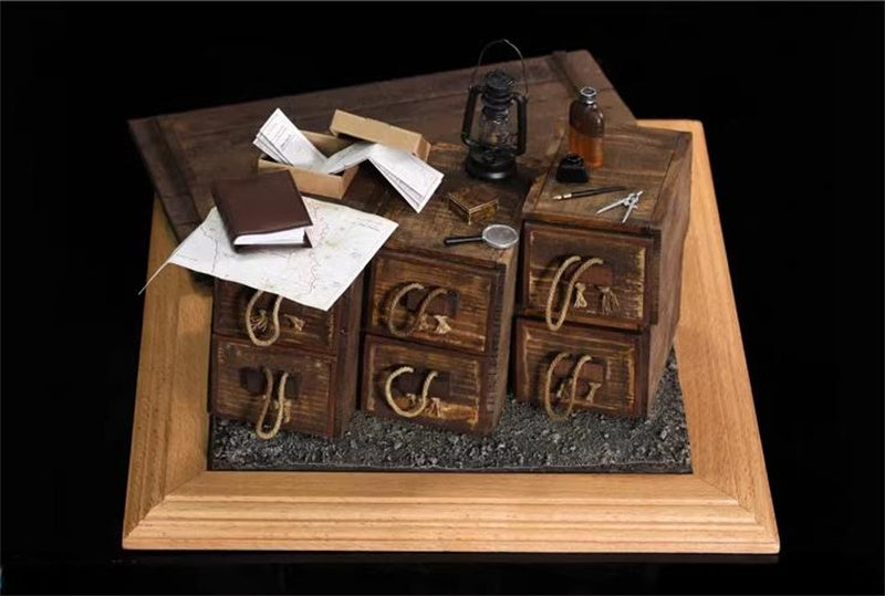 DID WWI Desk Diorama Set 1:6 Scene Pre-built Model