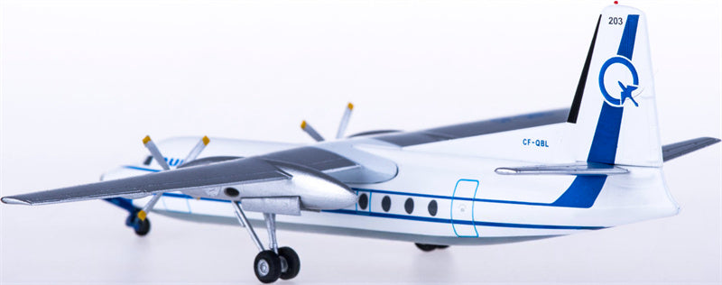 AeroClassics Quebecair Fokker F-27 CF-QBL 1:200 Diecast Model view 3