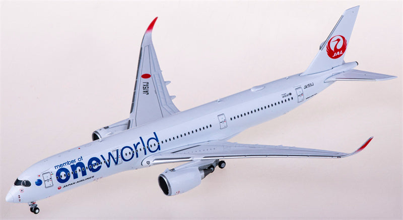 JC Wings Japan Airlines Airbus A350-900XWB JA15XJ member of oneworld 1:400 Diecast Model view 4