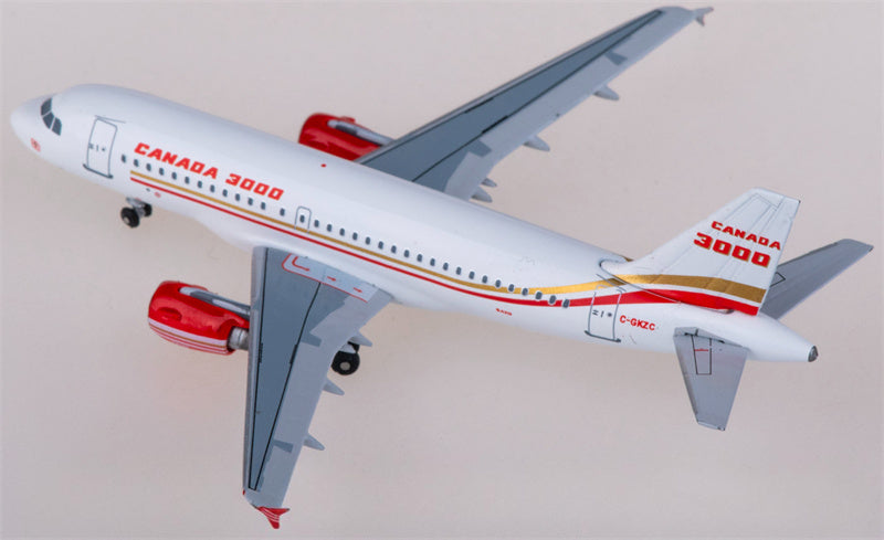 AeroClassics Canada 3000 for Airbus A319 C-GKZC 1:400 Aircraft Pre-built  Airliner Model Display
