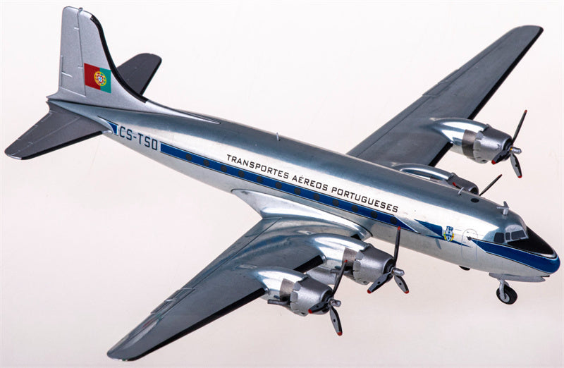 Herpa TAP Portugal for Douglas DC-4 CS-TSD 1:200 Aircraft Pre-built  Airliner Model Display