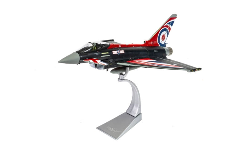 CORGI Eurofighter Typhoon FGR4 Blackjack RAF Coningsby 2022 RAF Typhoon Display 1:48 Airplane Pre-built Model
