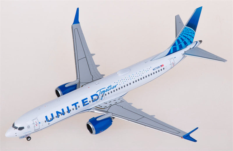 NG Models United Airlines Boeing 737 MAX 8 N27261 1:400 Aircraft Pre-built  Airliner Model Display