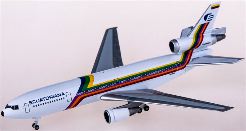 Herpa Ecuatoriana McDonnell Douglas DC-10-30 HC-BKO 1:500 Diecast Model view 1