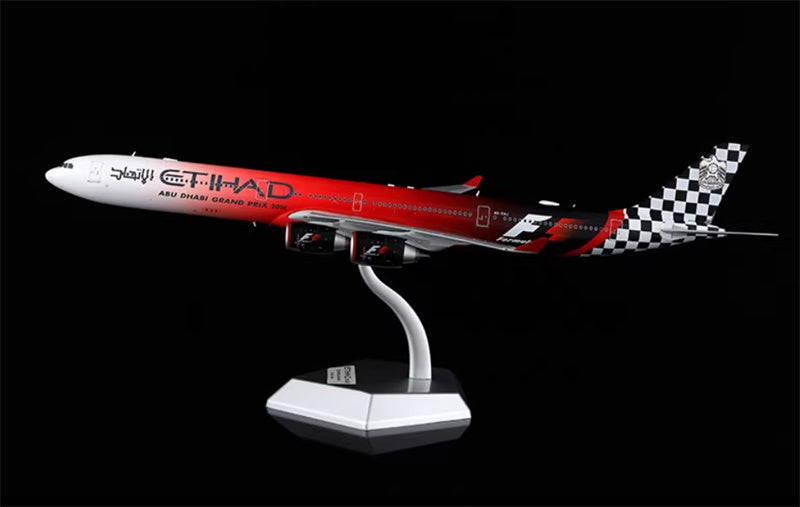 SQ Wings Etihad Airways Airbus A340-600 A6-EHJ 2014 1:200 Aircraft Model