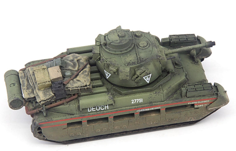 S-MODEL Matilda II Frog Flamethrower Tank Deoch 27751 1:72 Tank Pre-built Model
