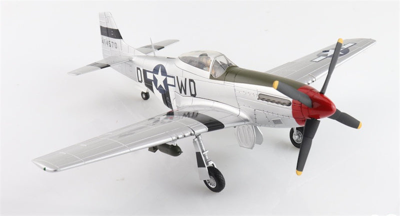 HOBBY MASTER P51D Mustang USAAF 335 FS/4 FG Captain Ted Lines 1:48 Aircraft Pre-built Model